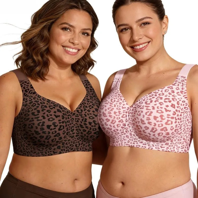 OEAK Women Jelly Bras Wirefree Full Coverage No Underwire Everyday Bras Comfortable Wireless Padded Tshirt Bra