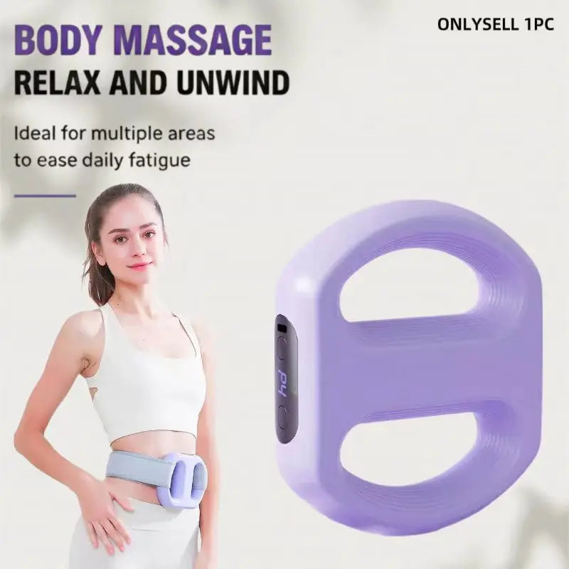 ADDWIN 2026 New Fascia Ring R10 Mini Muscle Recovery Fascia Device upgraded adjustable strap fits Up to 55in waist, Cordless Rechargeable, Designed for Waist & Back Muscle Recovery portable massager parents gift summervibes